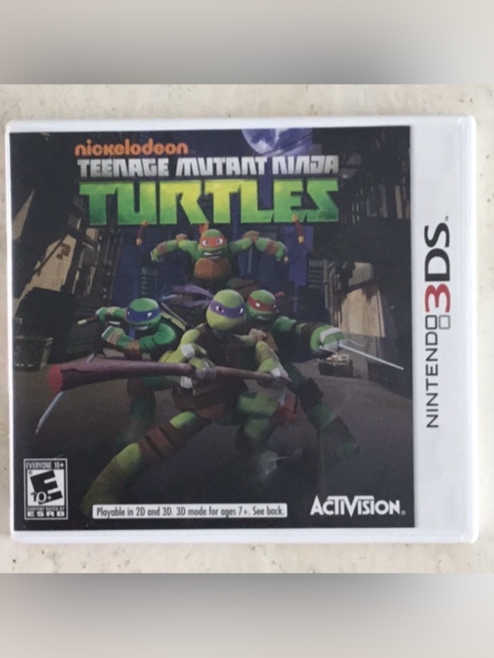 Teenage Mutant Ninja Turtles Nickelodeon Nintendo 3DS Game TMNT